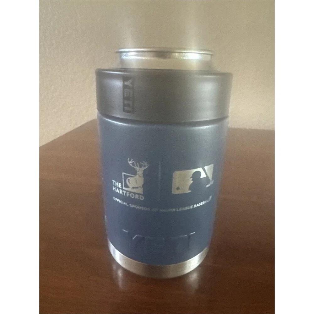 YETI Rambler Colster 2.0 Can Insulator Koozie for 12 OZ Cans Navy Blue